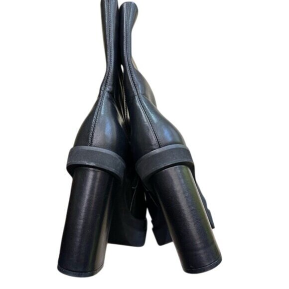 10th Floor Milano Leather Blocked-Heeled Platform - Picture 6 of 14